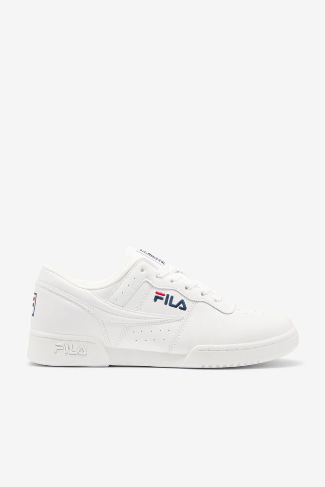 Fila Trainers Mens White Original Fitness - Ireland 31769-WBXV